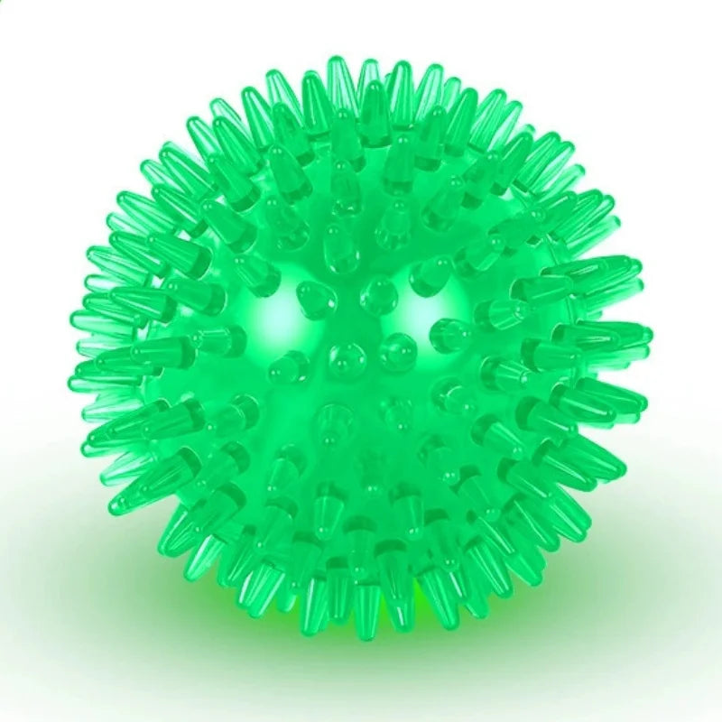 tuggleksak hund färgglad boll ljud tandrensning