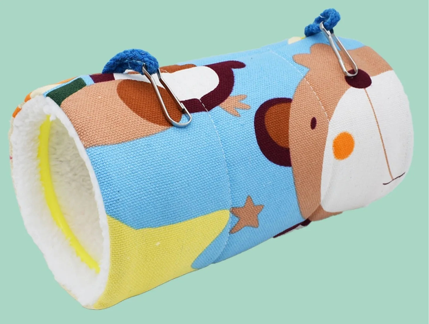 Dekorativ Hängtunnel i Plysch för Fågel