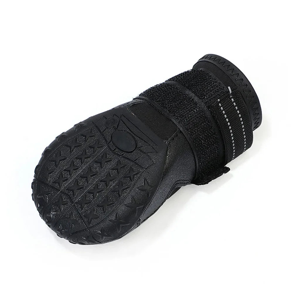 vattentäta hundskor halksäkra gummiskor reflex tasskydd snö värme 4 pack