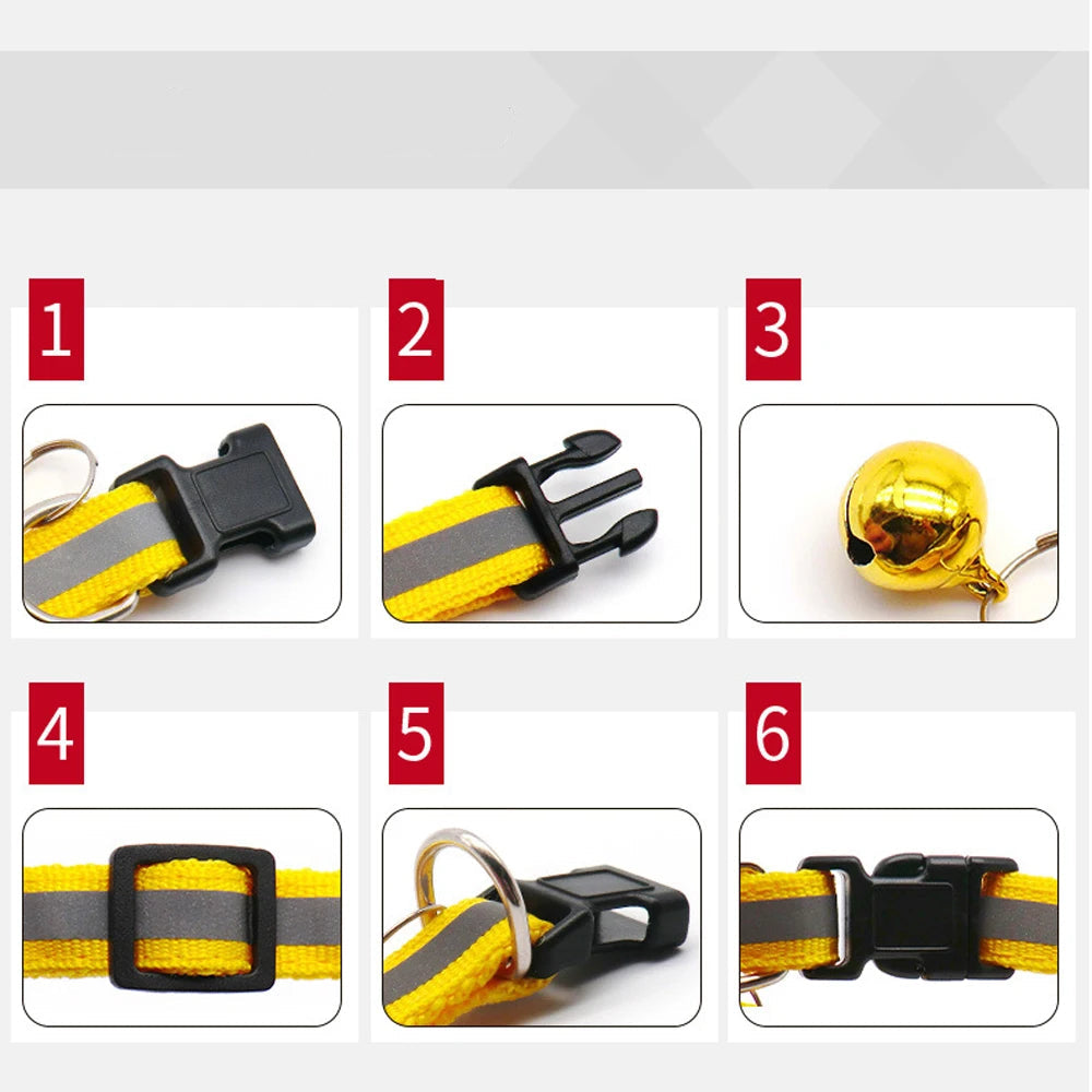 Alla Utekatter Förtjänar att Synas - 2-pack Reflekterande Katthalsband med Bjällra – Justerbara & med Säkerhetslås