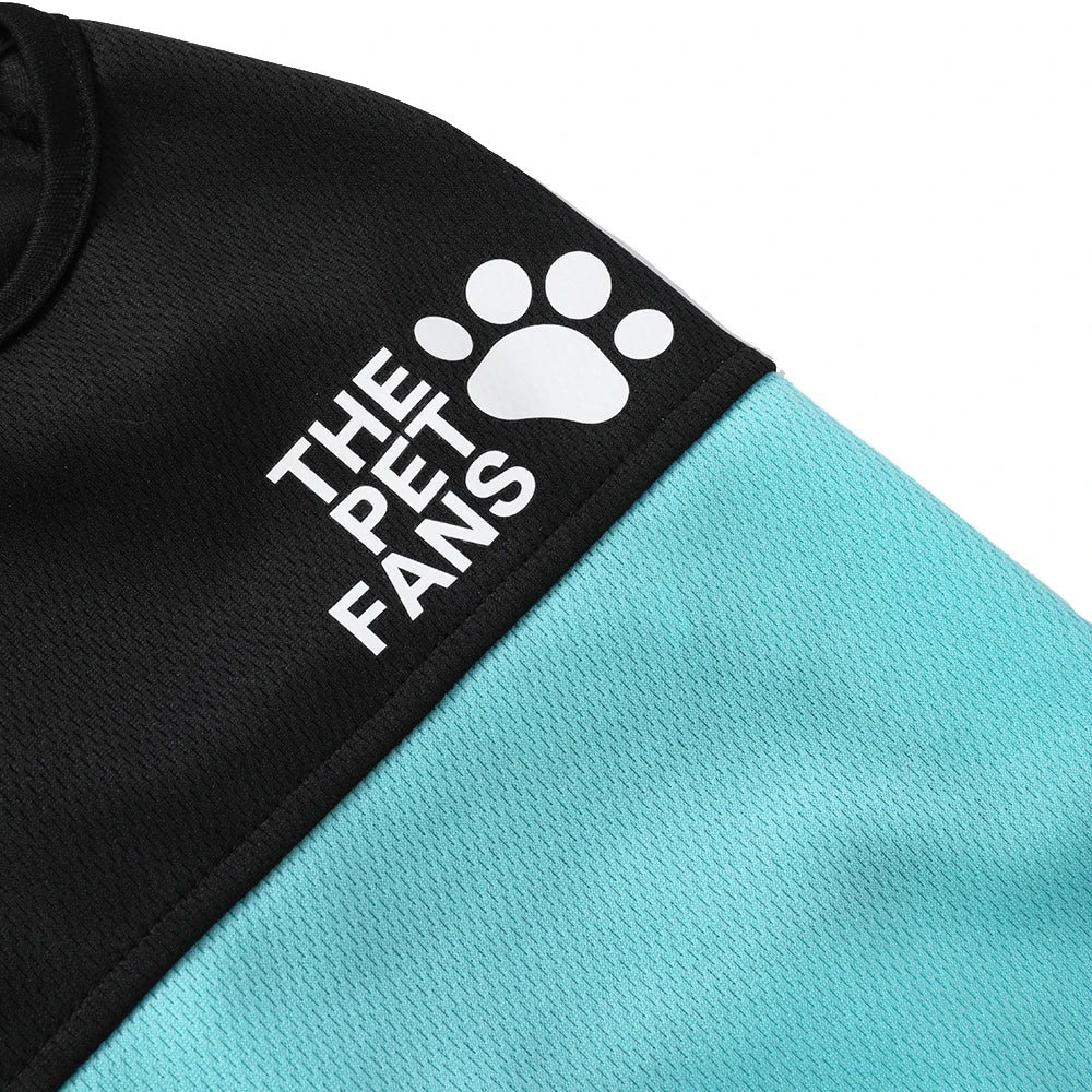 UV-Skyddande Sommartröja för Hund och Katt – Andningsbar T-shirt med Tassmönster