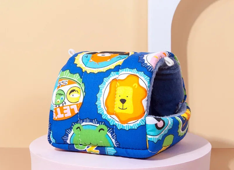 Hamsterhus och Småfågelsbädd i Fleece med Hängande Design