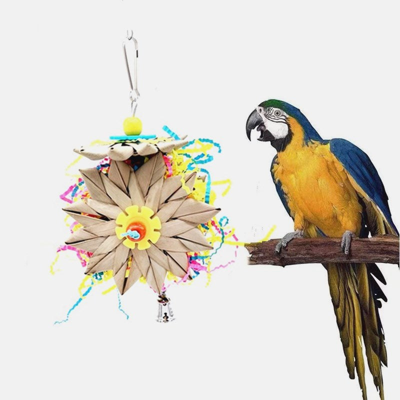 Fågelleksak i Naturmaterial med Förströelse