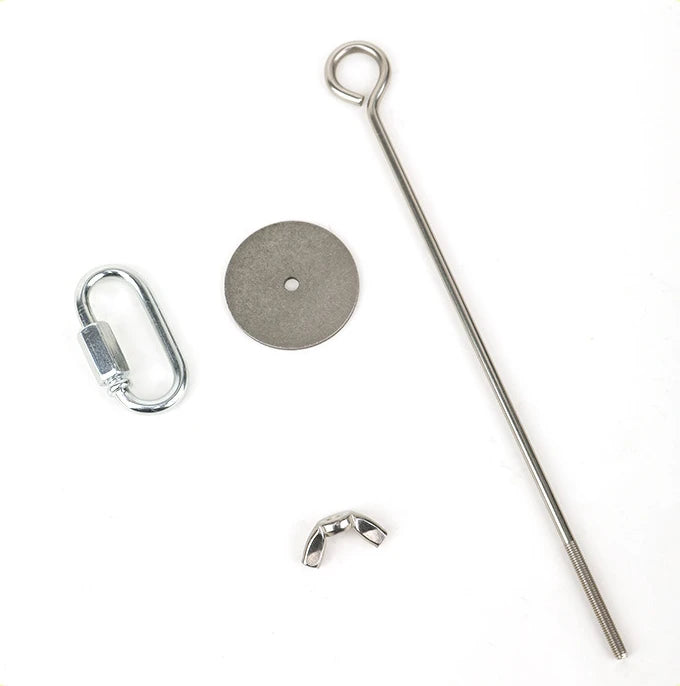 frukt- och grönsakshållare i rostfritt stål för fåglar och smådjur