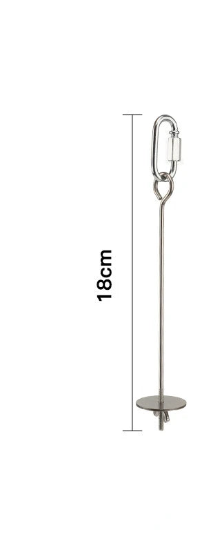 frukt- och grönsakshållare i rostfritt stål för fåglar och smådjur