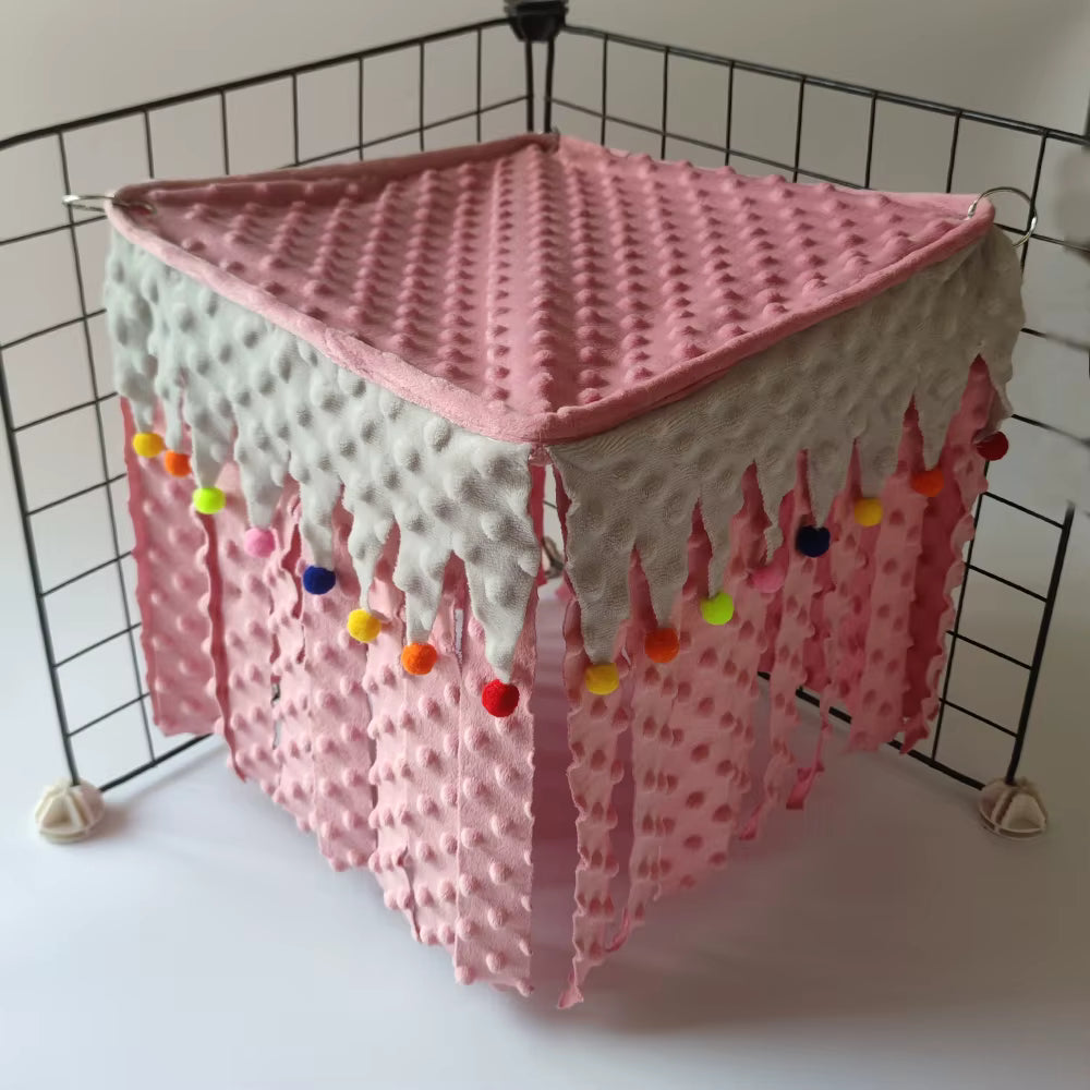 hörnhängmatta sovhus till smådjur i bur