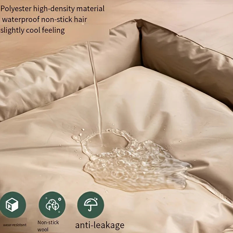 mjuk andningsbar hundbädd som även passar katter