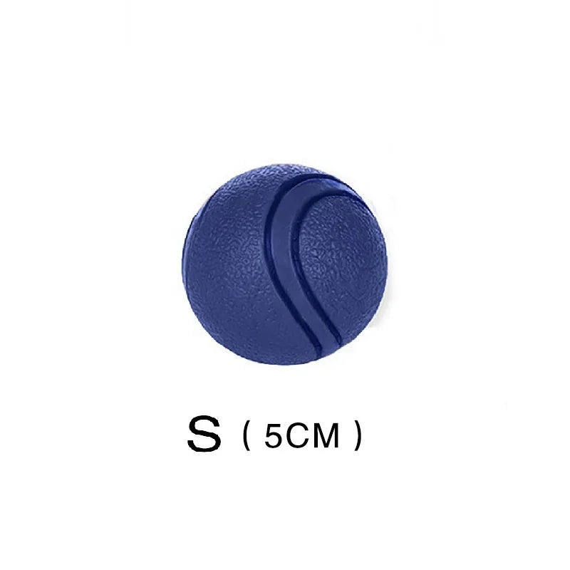 robust solid gummiboll för hundar och apport