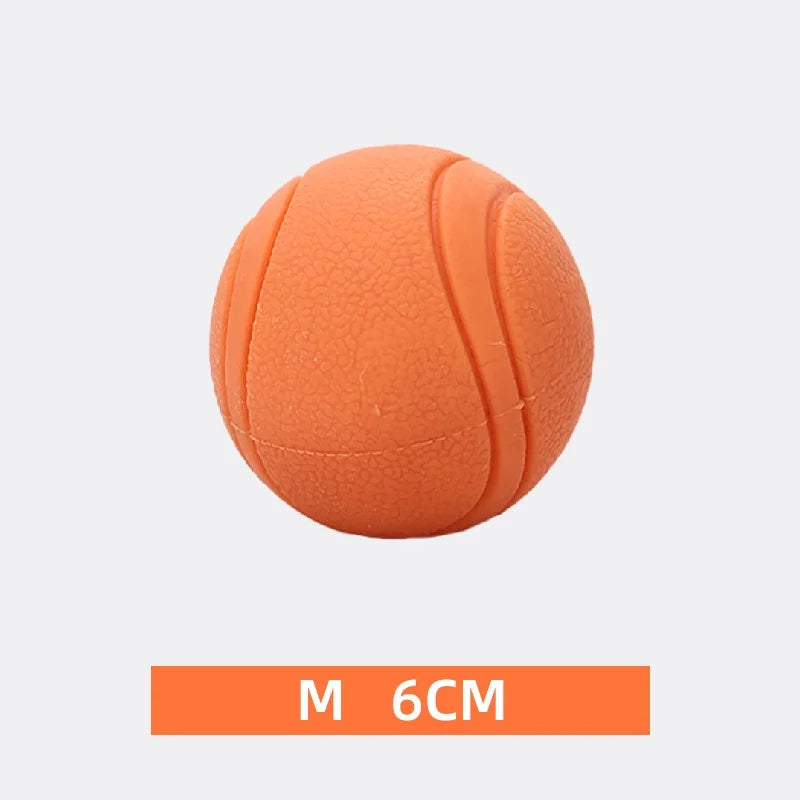 robust solid gummiboll för hundar och apport
