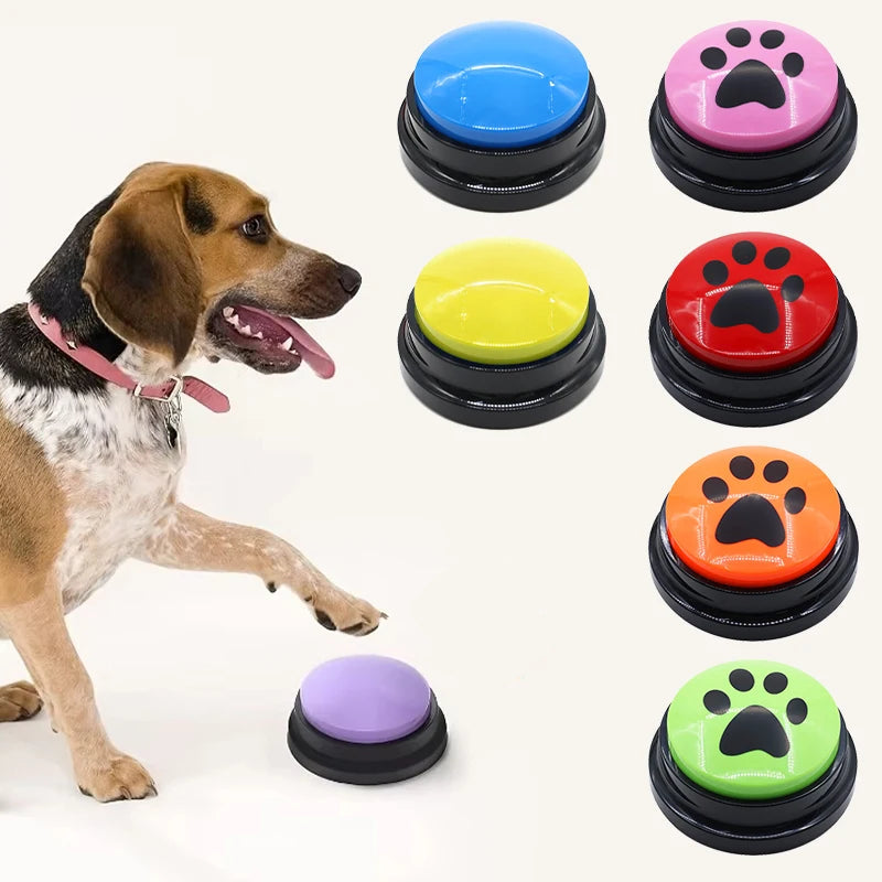 inspelbar kommunikationsknapp för hundar och katter med lekfull interaktion