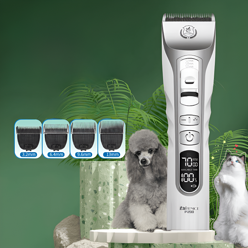 Professionell Trimmer till Hund och Katt - Sladdlös och Uppladdningsbar