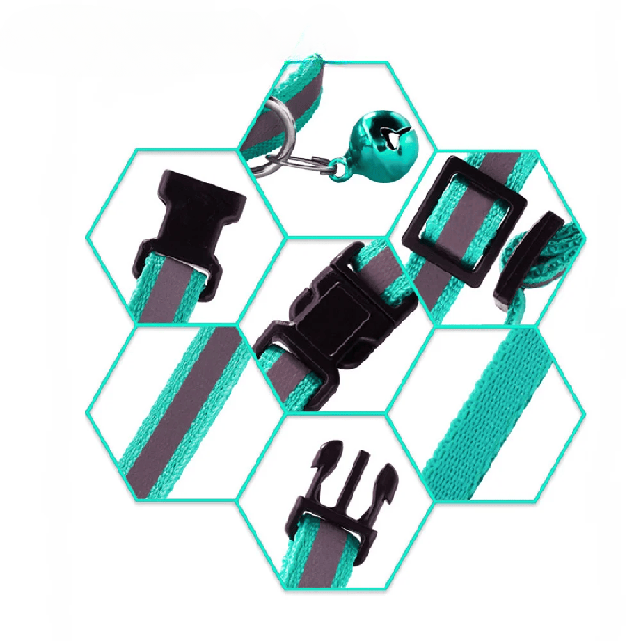 Alla Utekatter Förtjänar att Synas - 2-pack Reflekterande Katthalsband med Bjällra – Justerbara & med Säkerhetslås