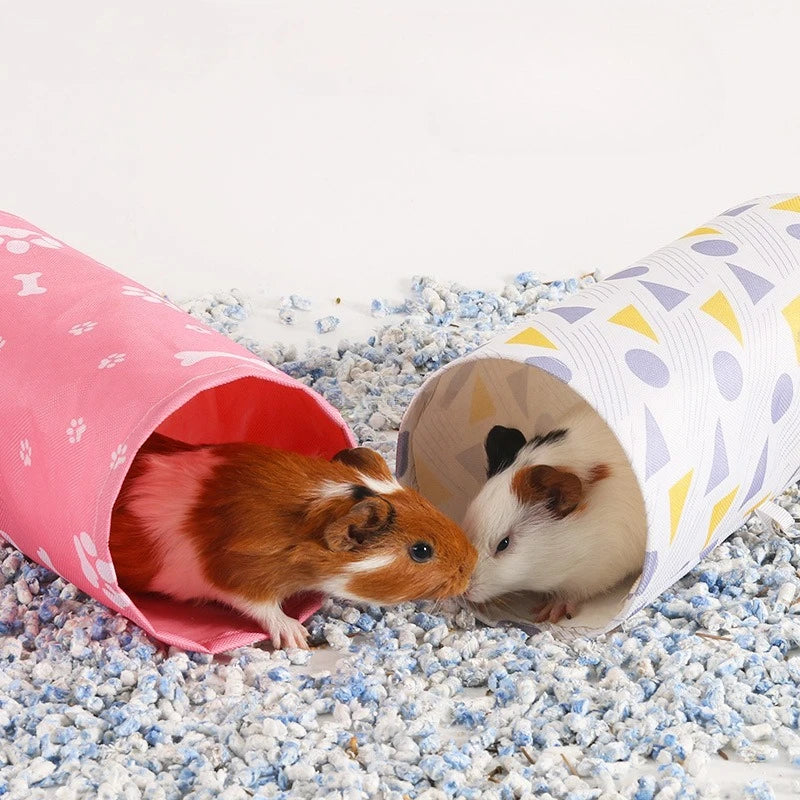 Smådjurstunnel i Oxfordtyg – Lek och Gömställe