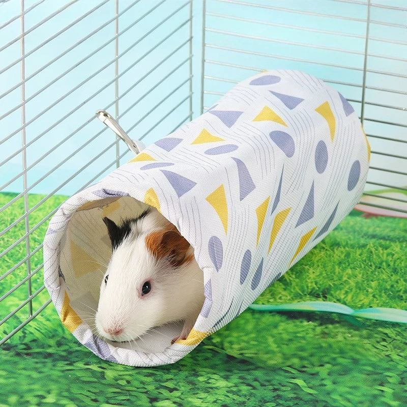 Smådjurstunnel i Oxfordtyg – Lek och Gömställe