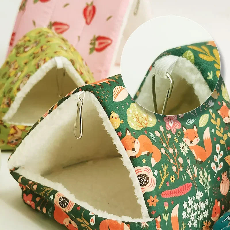 Söt Smådjursbädd i Bomull med Tecknat Mönster