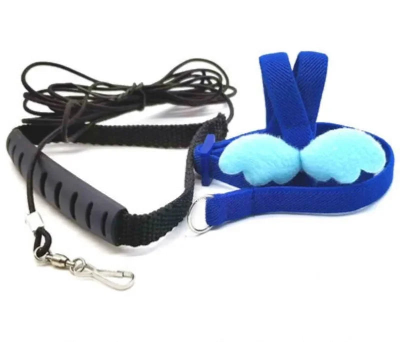 Justerbar Sele med Koppel för Papegojor och Småfåglar