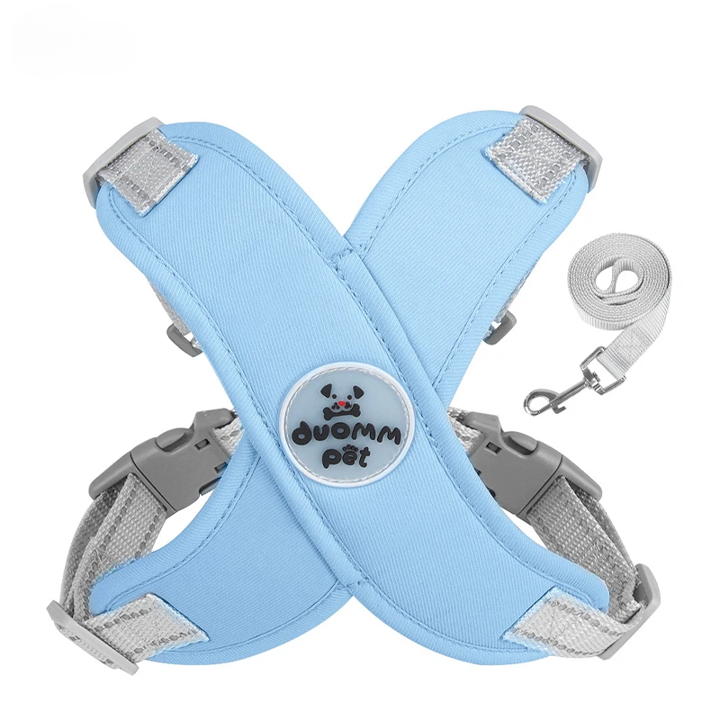 Reflekterande Sele med Koppel för Hund – Justerbar och Andningsbar