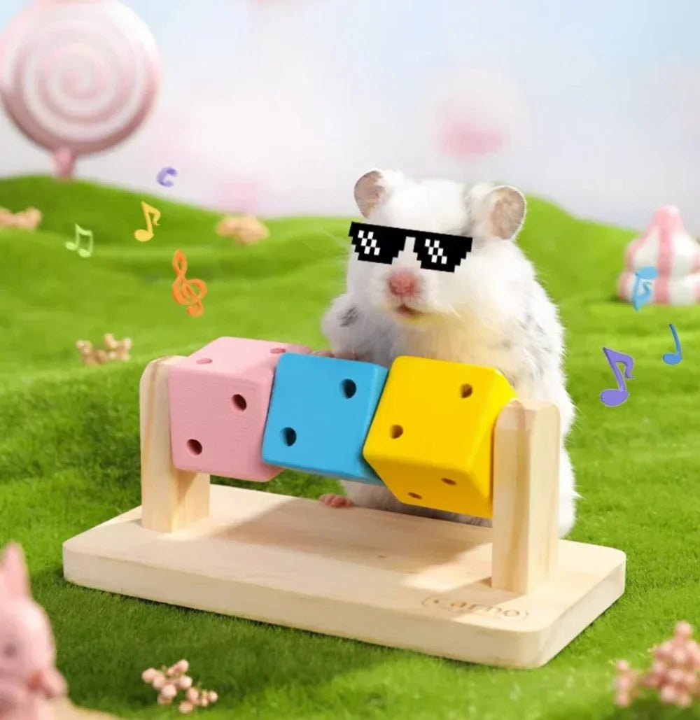 leksak i tra for hamster och smadjur