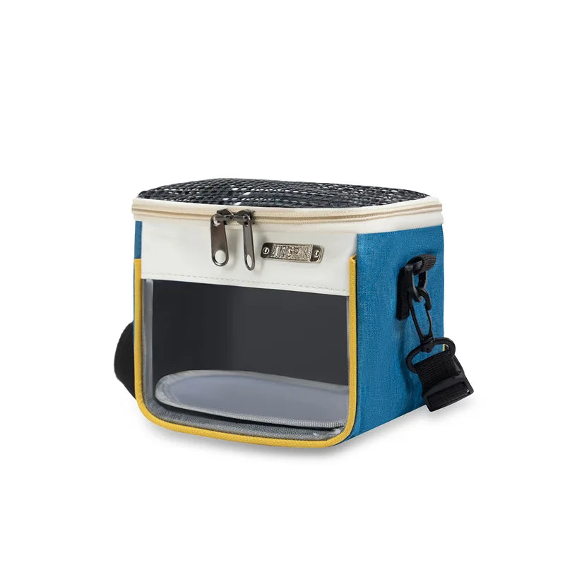 Transparent Bärväska för Hamster och Smådjur – Ventilerad och Bärbar