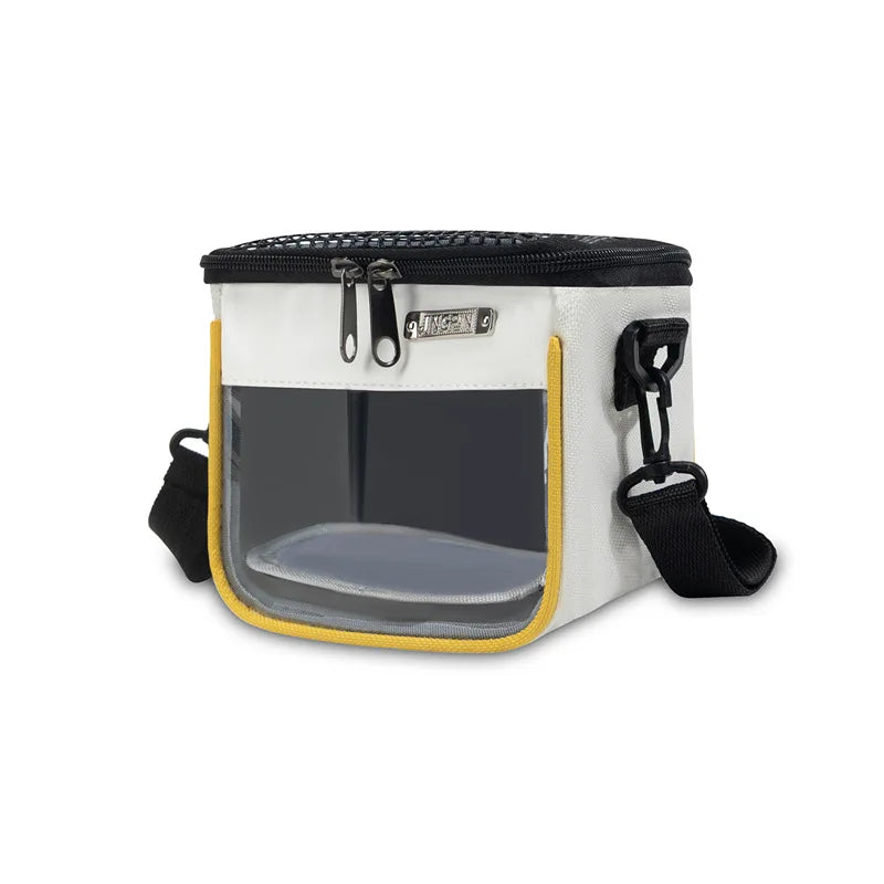 Transparent Bärväska för Hamster och Smådjur – Ventilerad och Bärbar