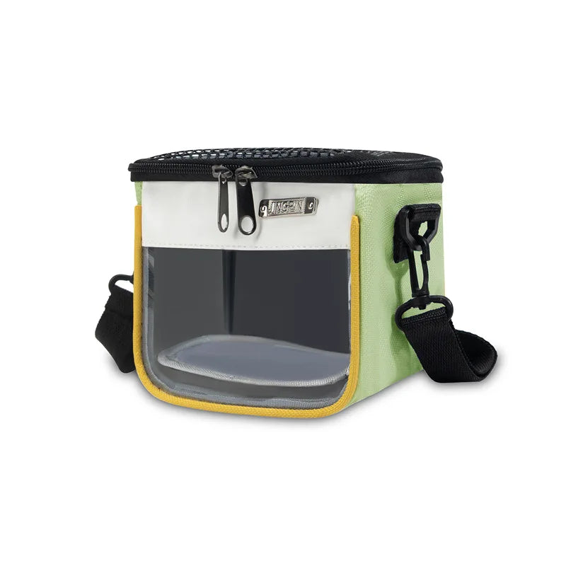 Transparent Bärväska för Hamster och Smådjur – Ventilerad och Bärbar