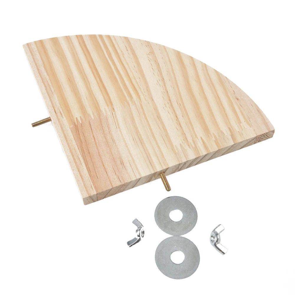 träplattform leksak till smådjur och fågel i bur