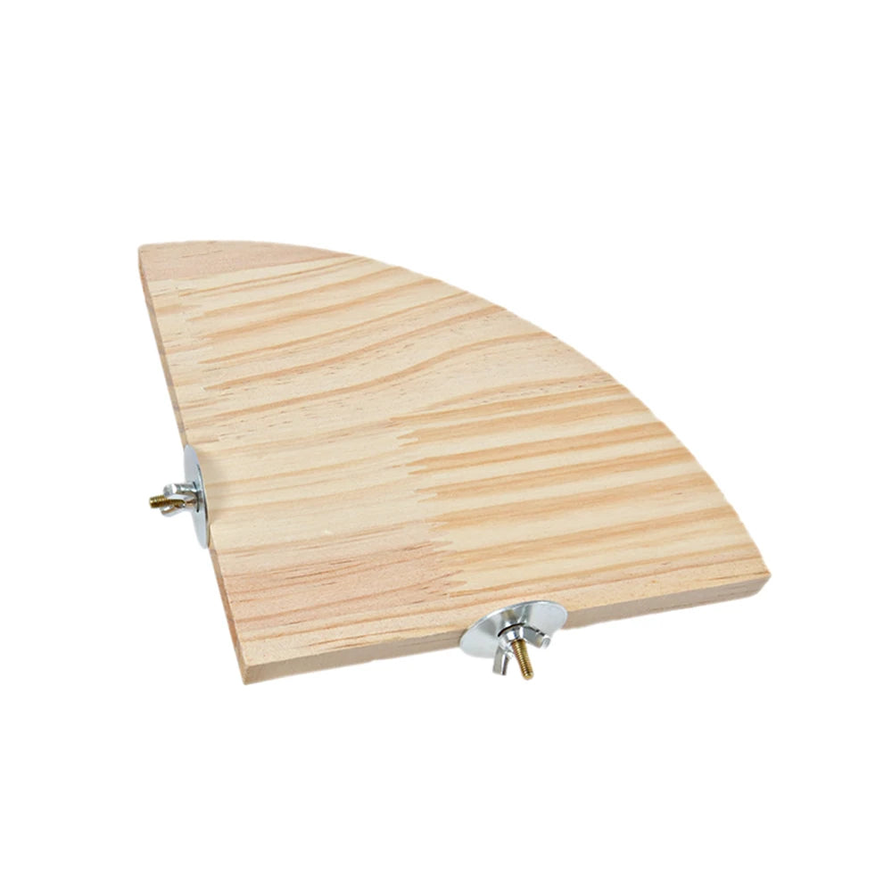 träplattform leksak till smådjur och fågel i bur