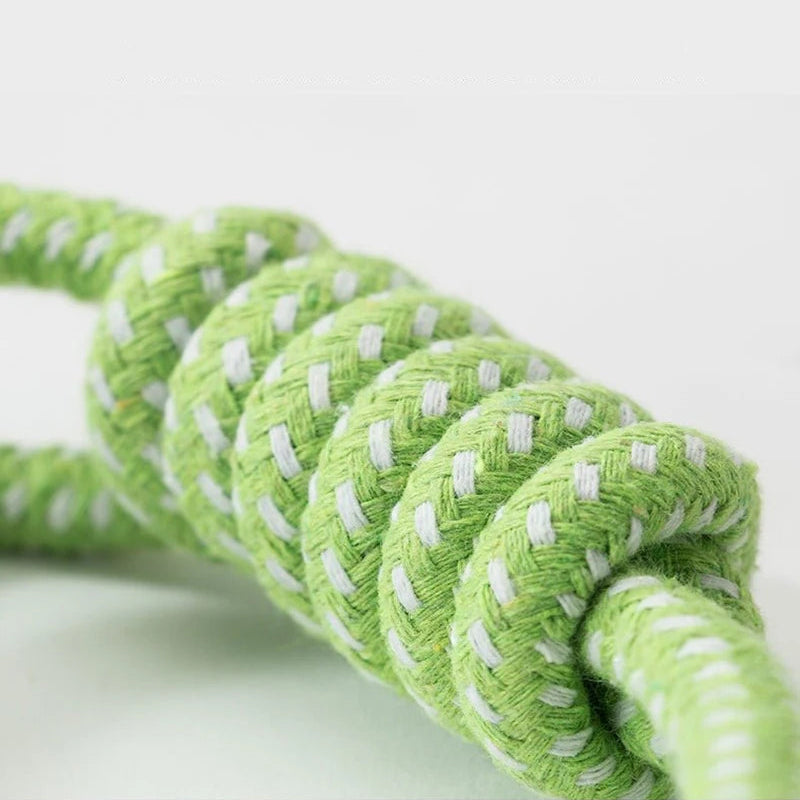 färgglatt bomullsrep i olika variationer för valpar och hundar