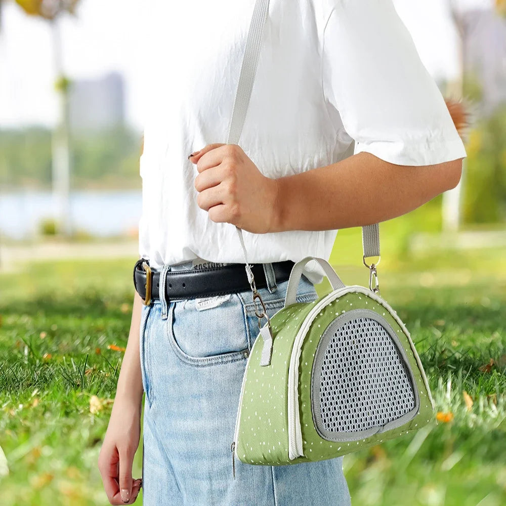 ventilerad transportväska för marsvin och smådjur