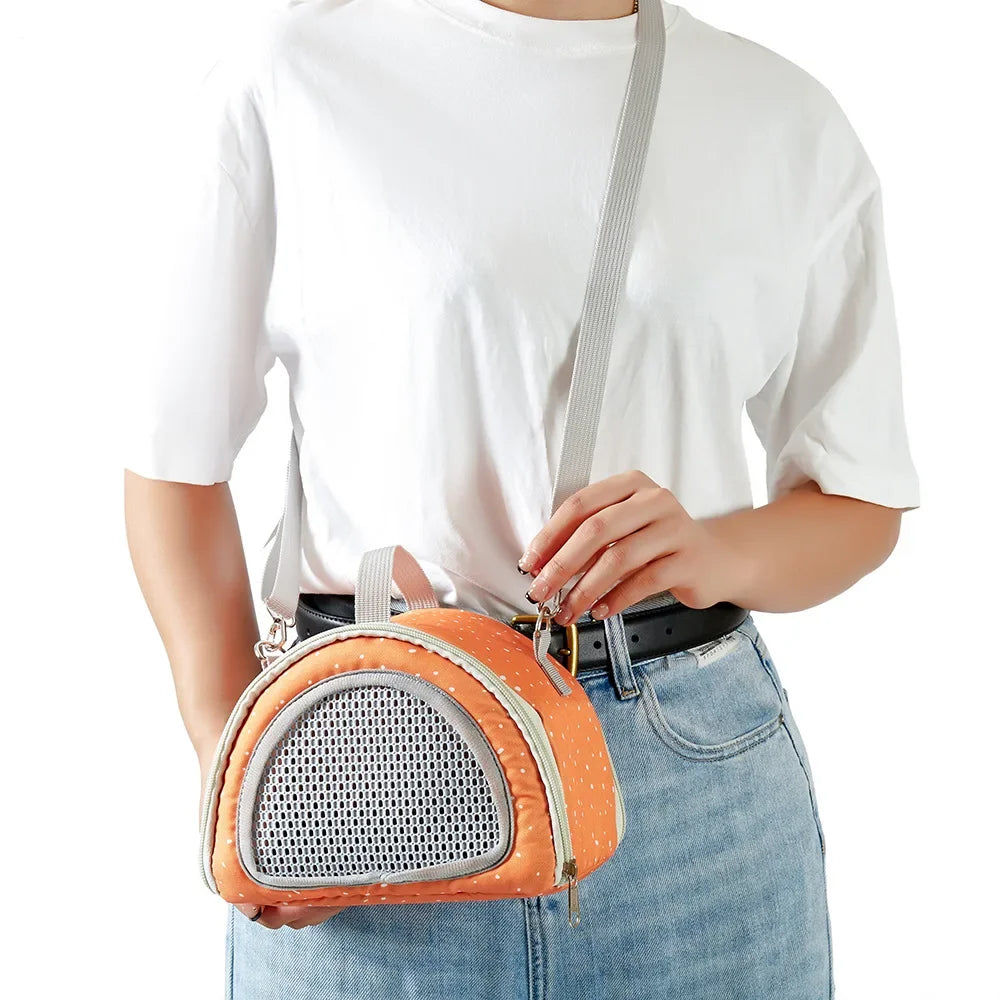 ventilerad transportväska för marsvin och smådjur