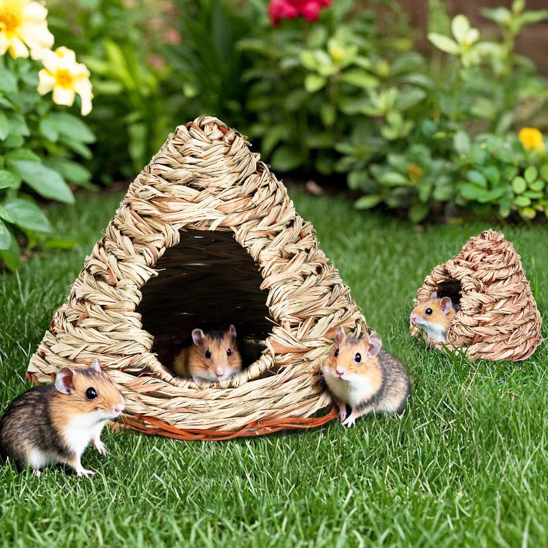 vilobo i halm för hamster och smådjur